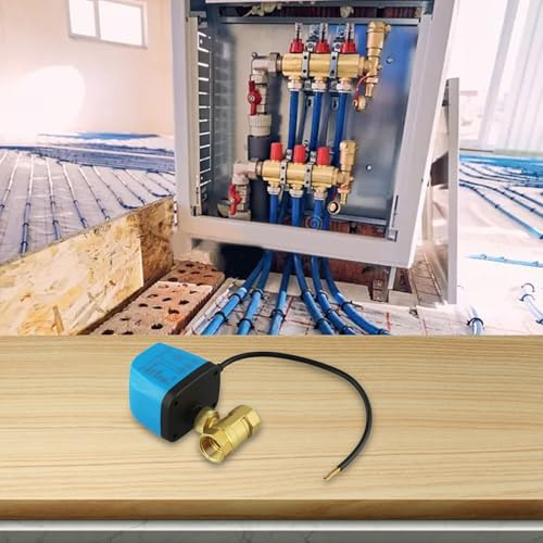 Valvola a sfera elettrica in ottone 220V Attuatore a tre fili a due comandi per riscaldamento, aria condizionata e sistemi a pavimento, motore bidirezionale con pressione 1.6MPa (DN20)
