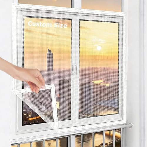 Zanzariera autoadesiva a prova di gatto, zanzariera per finestre, balcone, cucina, protegge da zanzare, insetti, mosche, zanzariera per gatti