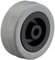 Dörner + Helmer 775105 Repuesto para Ruedas de aparatos de 50 mm de diámetro, plástico/Goma, Plata, Gris