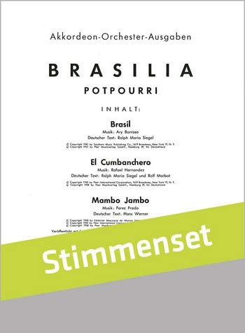 Brasilia für Akkordeon-Orchester - Stimmenset