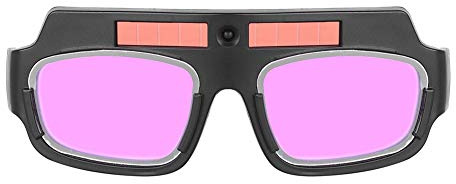 Lunettes de soudage à assombrissement Automatique Solaire, Masque de Casque, rayonnement Infrarouge, Lunettes de soudage, Outil de Protection des Yeux pour Le soudage en Acier au gaz