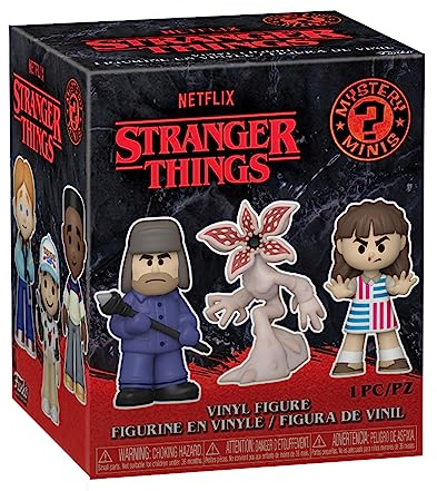 Funko Mystery Minis: Netflix Stranger Things - 1 of 12 to Collect | Offizielles Fantasy Merch - Mystery Mini Figur aus Vinyl in Blind Box - Überraschungsgeschenk für Fans und Sammler