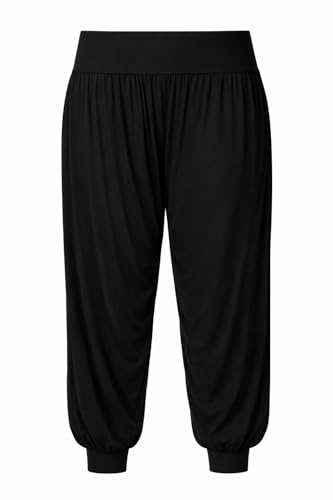 Girls Harem Pants Ali Baba Trousers Loose Casual Baggy Pant Sports Dance Elastic Yoga Leggings Childrens Flared Fancy Dress Kids Comfy Relaxed High Waist Trouser Black 9-10 Years