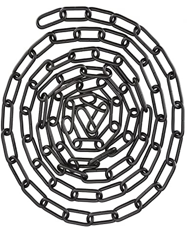 Aspen Creative 21105-81,Steel 10 Feet Heavy Duty Chain for Hanging Up Maximum Weight 120 Pounds-Lighting Fixture/Swag Light/Plant in Oil Rubbed Bronze.6 Gauge.