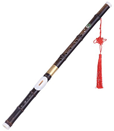 Bau,KOCAN Detchable Black Bawu Ba Wu Querflöten Rohr Musikinstrument in G Key für Anfänger Musikliebhaber als Geschenk,Bawu