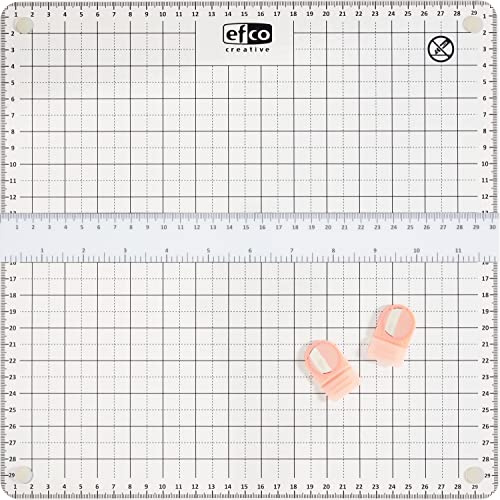 efco All in One Base magnética 30,5 x 30,5 cm para manualidades, sello creativo taller
