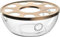 Leonardo Tè per Te 077393 - Calientaplatos para velas (cristal de borosilicato con tapa de metal, hecho a mano, altura 6,5 cm, diámetro 15 cm, apto para lavavajillas, 1 calentador de té transparente),