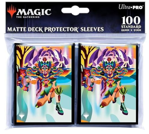 Ultra Pro - The Lost Caverns of Ixalan 100ct Deck Protector® Sleeves Huatli, Poet of Unity for Magic: The Gathering, Protect MTG Cards from Scuffs & Scratches, Standard Size Card Sleeve Protector