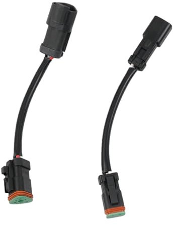 2 arneses de sensor de temperatura de combustible y arneses de potencia Turbo Boost para Caterpillar