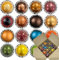 16x Coffee Capsules Pod for Vertuo Machines | Taster Set with Biscuits, Chocolate, Sugar or Milk in Gift Box (230ml Mug Selection)