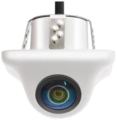 Reverse Camera Universal Car Reversing Back Up Camera White AHD 1080P Vehicle Rear Front Side View Camera FishEye Lens Night Vision Waterproof Rear View Camera(White)