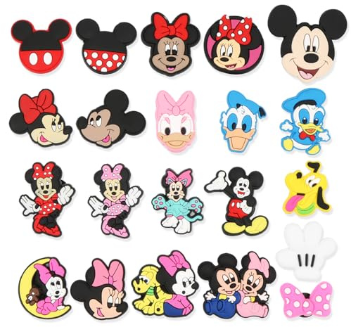 Philoctes Schuhanstecker, Schuh Charms, Cartoon-Schuh-Dekoration, PVC Anstecker Hole Shoe Decoration, Schuh-Charm für Kinder, Clogs Charms, Cartoon Geschenke für Kinder Frauen Mädchen(A)