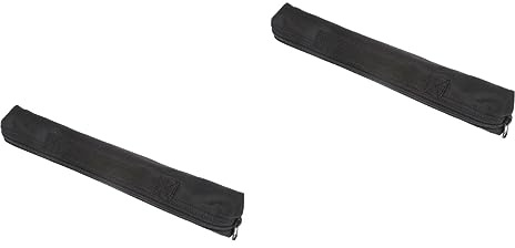 SHOWERORO 2stücke Schwarze Tragbare Aufbewahrungstasche Für Flöten Und Mini-saxophone Wasserdichter Oxford-stoff Schützt Vor Stößen Und Kratzern Für Musiker Und Anfänger