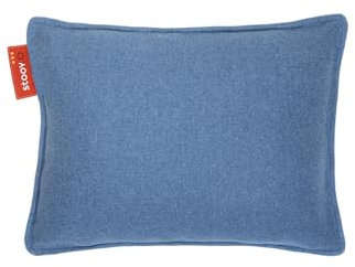 STOOV Ploov¹ - Wärmekissen - Drahtlos - Infrarot-Wärmetechnik - Plus Batterie mit 4,5 bis 9 Stunden drahtlose Wärme - 45x60 cm - Original Mid Blue