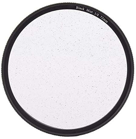 Schwarzer Nebelfilter, Optisches Glas- und Aluminium -Legierungs -Nebelfilterdiffusionsfilter mit Speicherbox für Videoaufnahmen (72 mm)