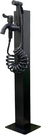 Fontana da Giardino Esterno in Acciaio Inossidabile, Rubinetto antigelo per Lavaggio Cortile, Moderna Fontanelle da Giardino, per annaffiare e Pulire Il Giardino