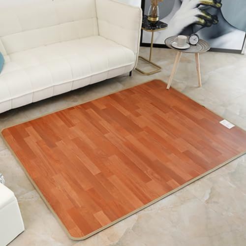 Tappeto riscaldato, Tappeto riscaldante elettrico, Tappetini riscaldati a temperatura regolabile Cuscinetti riscaldanti elettrici, Scaldapiedi Riscaldatore da pavimento(50x100cm)