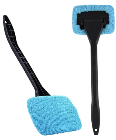 Qaonsciug 2Pc Efficient Car Front Windshield Cleaning Tool Soft Brush For Easy Window Maintenance Multifunctional Windscreen Wiper Windshield Wiper Tool For And Rain Marks
