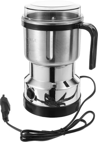 FIXOSHEE Molinillo Eléctrico Pequeño Portátil con Cuchillas de Acero Inoxidable Molienda Rápida y Silenciosa para Café Especias Nueces y Granos el Hogar