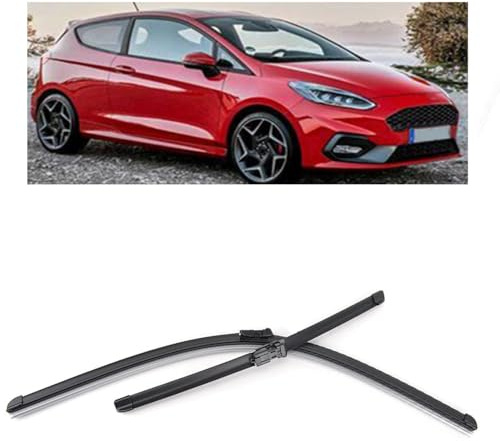 Jeu de 2 Essuie-glaces Avant pour Ford Fiesta 7 2018-2023 28+14 – Balais Avant Coupe Nette et Silencieuse Résistants aux UV et au Gel