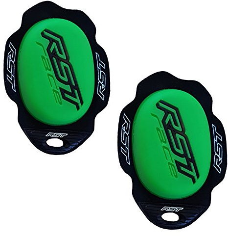 RST - slider, 1921, protezioni per ginocchia, in TPU, per road racing e sport su pista, ginocchiere da moto (colore verde)