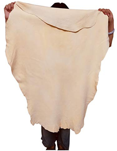 SHEEPSKIN ELITE Chamois Car Drying Towel XL Mega Size (5.7-6.2 sq ft) Chamois Cloth for Car Wash Towels Drying Real Leather Absorbent Fast Drying Natural Chamois Car Wash Cloth (5.7-6.2 sq ft)