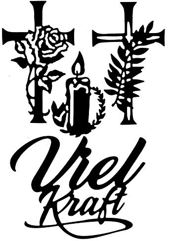 Ideen mit Herz Stanzschablonen | Schriften | Kondolenz 4 | 4 Stück