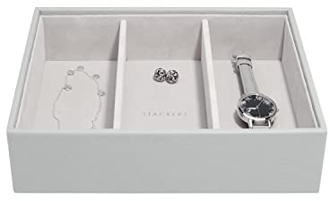 Stackers Grau Schmuckfach für Schmuckschatulle Uhren/Accessoires