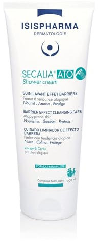 ISISPHARMA SECALIA ATO Crema doccia - Pelle secca a tendenza atopica - Fornisce un effetto barriera fin dalla detersione - Nutre, lenisce il prurito e protegge la pelle - Prodotto in Francia
