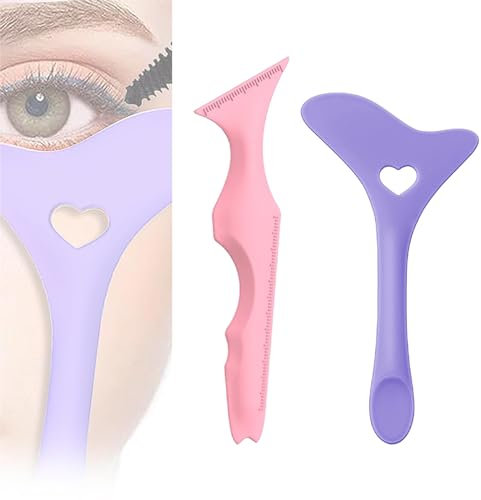 Eyeliner-Schablonen, Eyeliner Hilfe Schablonen, Silikon Eyeliner Schablonen, Silikon Eyeliner Make-Up Schablonen, Multifunktionale Makeup Schablone, Weihnachten, Geschenke für Frauen