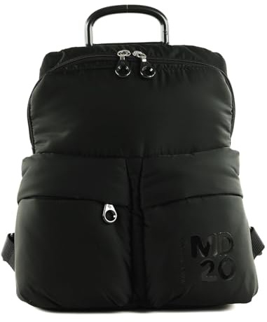 Mandarina Duck, MD20 BALLON BACKPACK Donna, BLACK, Taglia Unica