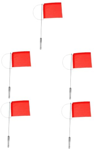 Mipcase 5pezzi Yacht Wind Direction Flag del Vento per Barche Facile Installare Resistente Agenti Atmosferici per Decorazioni Nautiche e Misurazione del Vento