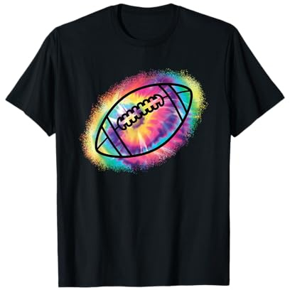 American Football Colorful Football Player Men Women Kids T-Shirt