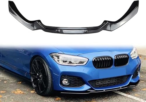 Auto Frontspoiler für BMW 1 Series F20 F21 M-Pack 118i 120i 2015-2019,Auto Frontlippe Spoiler Stoßfängerlippe Spoilerlippe ABS Dauerhaft AntiKollision Frontspoiler Protector