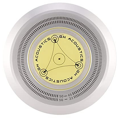 Abrazadera de Estabilizador de Registro de Aleación de Aluminio para Platillo Giratorio, Reproducción de Sonido Realista, Ruido Más bajo, Nivel de Burbuja de Alta Precisión,
