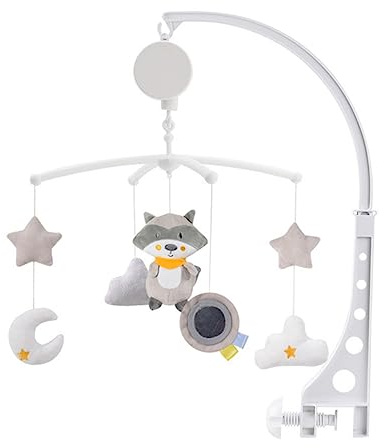 UPKOCH Hängender Babybett Anhänger Windspiel mit Musik Buntes Babyzimmer Accessoire aus Robustem Material für Kinderwagen und Babyparty Dekoration