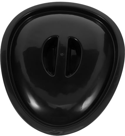 Veemoon Pot De Chambre Pour Personnes Âgées Et Patients, Seau à Urine Plastique Noir Avec Couvercle, Toilettes à Chaise Portable Unisexe, Accessoires Hygiéniques Pour Soins à Domicile