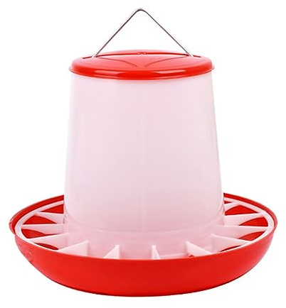 Maigridy Hängender Geflügelfutterbehälter, Küken-Futterspender für Enten, Wachteln, Tauben, Hühnerfutter, Futterbedarf, hängende Behälter, Küken-Wasserspender, Outdoor-Behälter, Futterspender