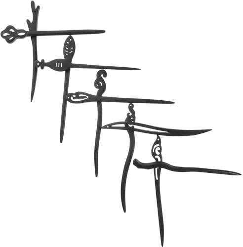 VALICLUD 10 Palillos Chinos de Madera Cabello de Mujer, Estilo Retro y Elegante, Ideales para Crear Moños y Decorar en Fiestas o Actuaciones Estilo Aleatorio
