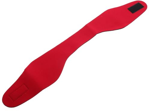 Tofficu Bandeau de Natation Élastique et Étanche pour Garçons et Filles Protection Auditive et Anti-Eau pour Piscine Yoga Plongée et Sports Rouge