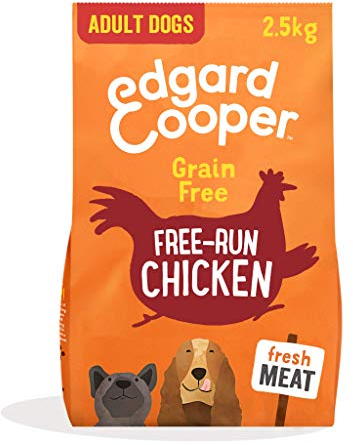 Edgard & Cooper Frisches Freilandhuhn-Trockenfutter für ausgewachsene Hunde, getreidefrei, voll mit frischem Fleisch