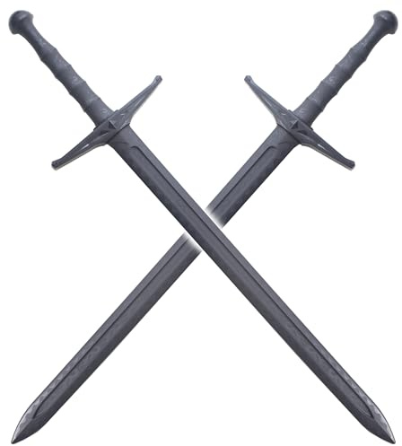 Pack 2 Epees de Frappe Medieval Polypropylene Entrainement Combat E504-PP ABS Epee Entrainement