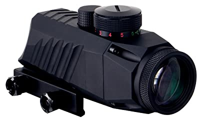 FOCUHUNTER 3X30 Rot Grün Punktvisier, Kompaktes Prismen Zielfernrohr ZF, 3X Vergrößerung Sucher, 1000G‘s stoßfest, 1/2MOA Nulleinstellung, grün Linsen, passend für 20 mm Picatinny Schienen