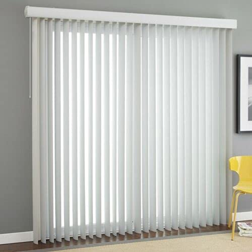 A.W Made to Measure Blackout Vertical Blind- Cairo Fabric- 89mm- Colour Options (Up To 200cm, Up To 240cm)
