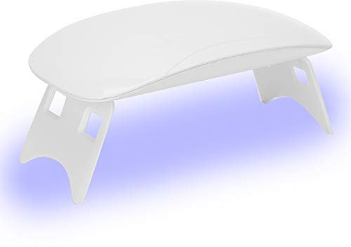 Mini-UV-LED-Nagellampe für Nagellack für zu Hause, Nagelstudio, Maniküre-Pediküre-Gel-Nagelhärtungsmaschine mit 6 LED-Perlen, Doppelte Lichtquelle, UV-Gel-Nagellack-Trockner