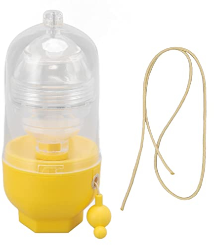 Egg Scrambler Shaker, Portable Hand Powered Egg Maker Yellow Eggs Yolk White Mixer Manual Pull Rope Egg Puller for Kitchen