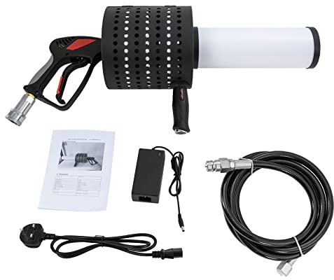 Machine Blaster Led HandHeld CO2 Cannon Smoke Machine With Lights Carbon Dioxide Gas Column Gun Stage Effect Equipment Tube Hose For Nightclub Wedding Party Dj Halloween