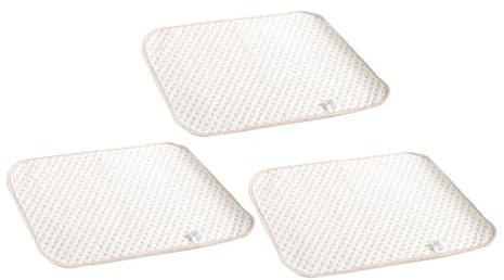 Babywindeln S 3 Stück Packung aus Baumwolle für Neugeborene | Atmungsaktiv, Hautfreundlich und Leicht, Beige, für Kinderwagen und Rollstühle