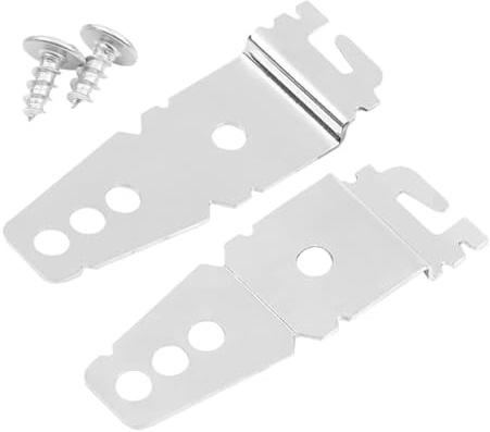 NUOBESTY 2pezzi Staffa per Lavastoviglie in Ferro per Montaggio Sottobanco Kit di Installazione Rapida e Resistente Staffe di Supporto Robuste per Fissaggio Piano di Lavoro o Mobile