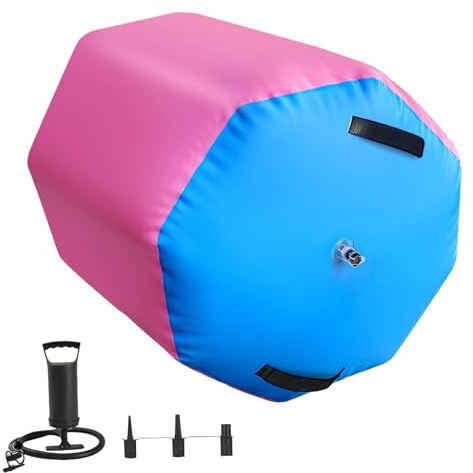 Gymnastics Barrel, PVC Gymnastics Roller Barrel, Easy to Inflate and Deflate, for Fitness, Yoga, Gym, Exercise Roller Octagon